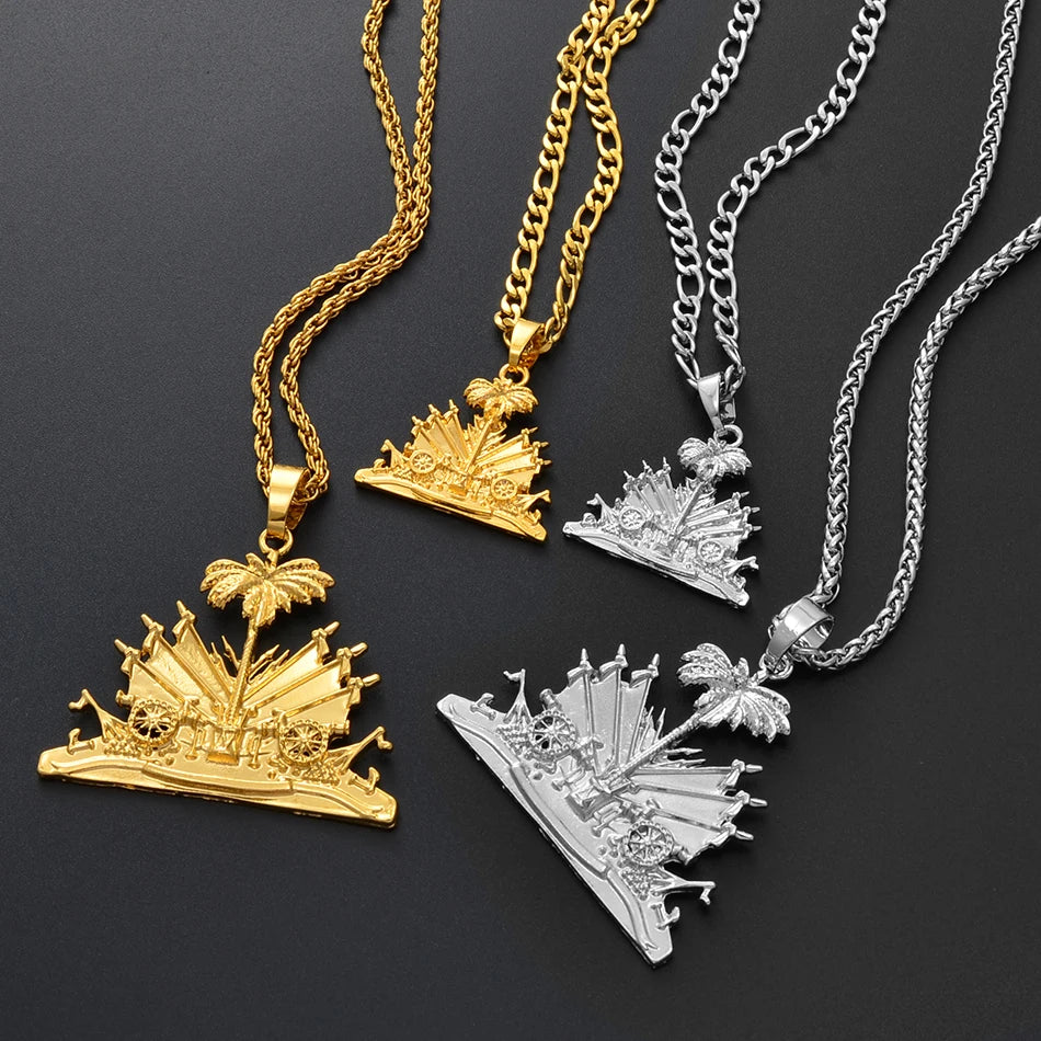 Haiti Pendant and Necklace Unisex