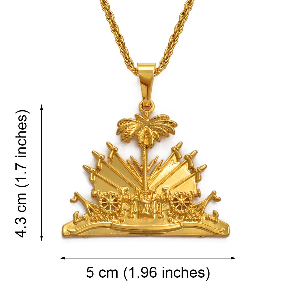 Haiti Pendant and Necklace Unisex