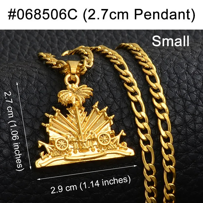 Haiti Pendant and Necklace Unisex