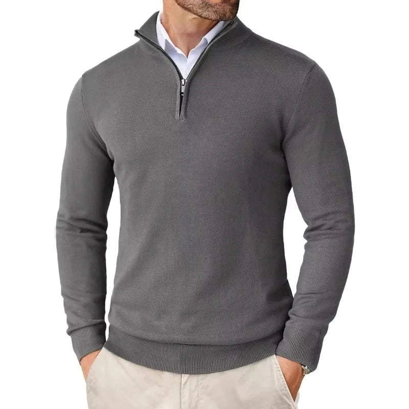 Men's Quarter Zip Up Sweaters