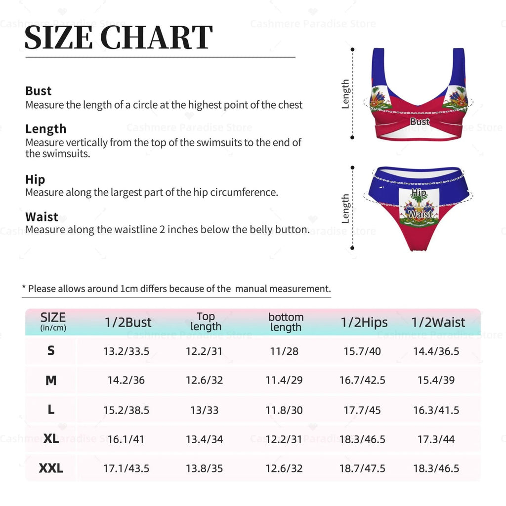 Ayiti Bikini Set with Push Up bra