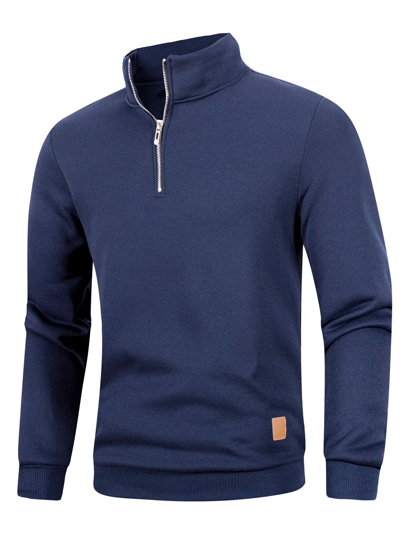 Men's Quarter Zip Up Long SleeveSlim