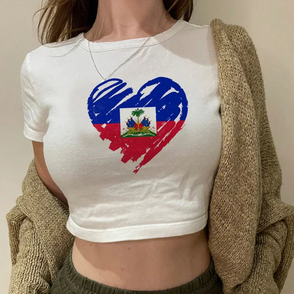 Haiti crop top tshirt