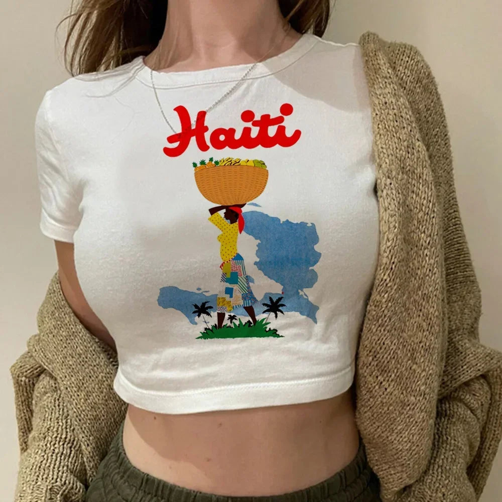 Haiti crop top tshirt