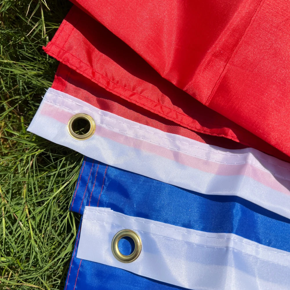 Haiti Flag 90x150cm blue/red 2 Sides Printed National Flag Haiti Sports