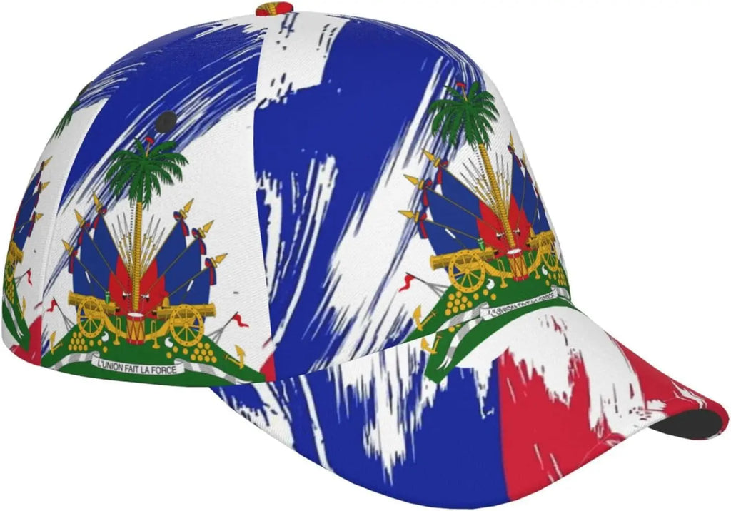 Baseball Hats Haiti Flag for Women/Men