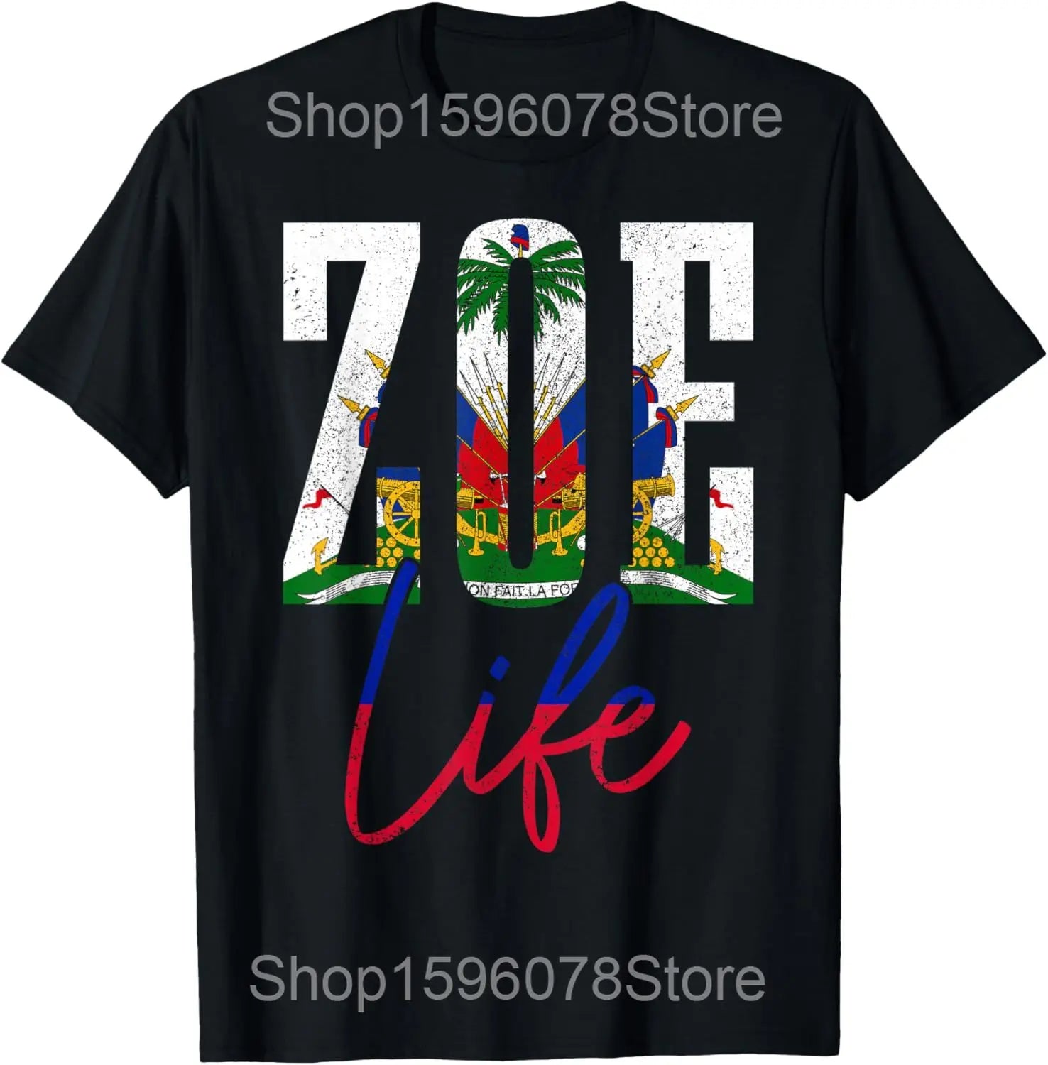 Haitian Flag Pride  T-SHIRT
