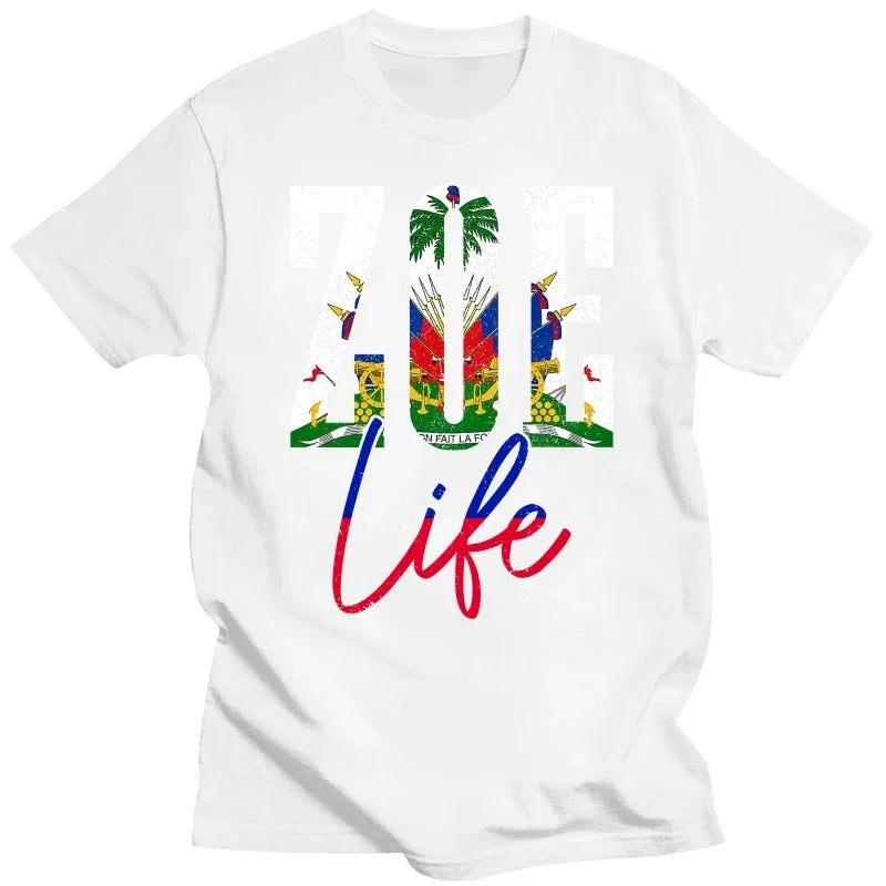 Haiti Flag Haitian Life Pride Vintage Unisex