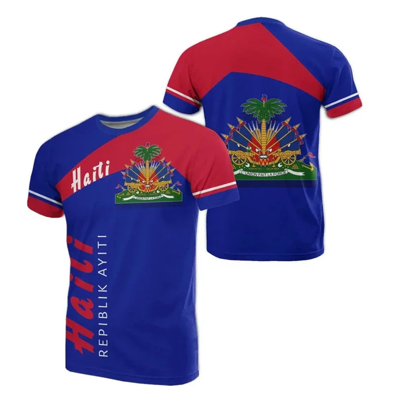 Haiti Flag T-SHIRT For Men