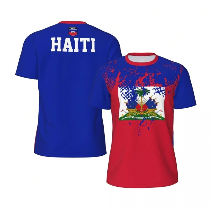 Unisex 3D Printed Haiti Jersey