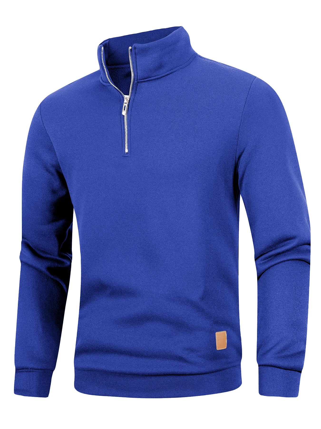 Men's Quarter Zip Up Long SleeveSlim