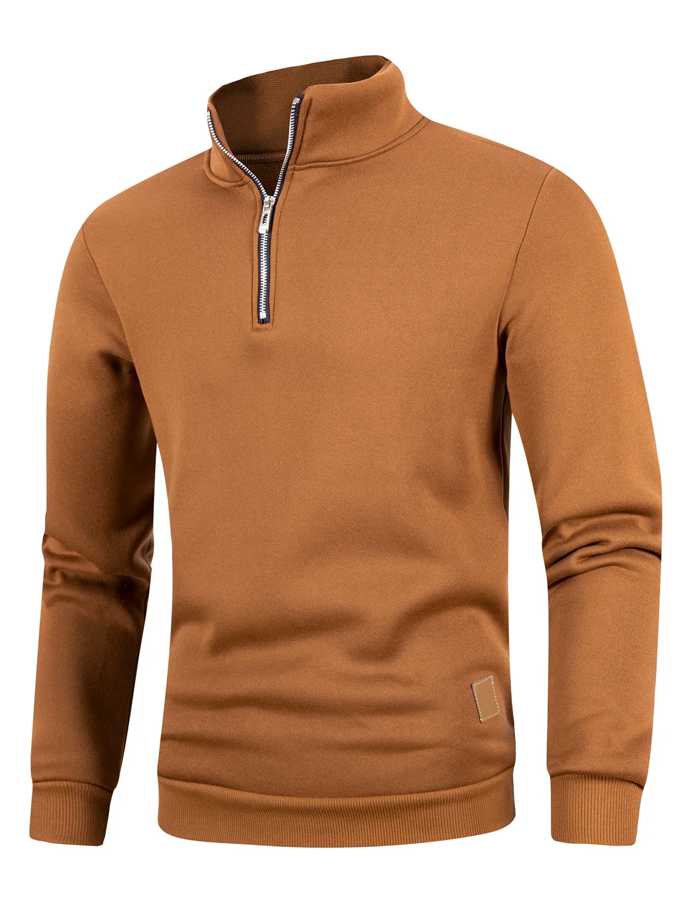 Men's Quarter Zip Up Long SleeveSlim