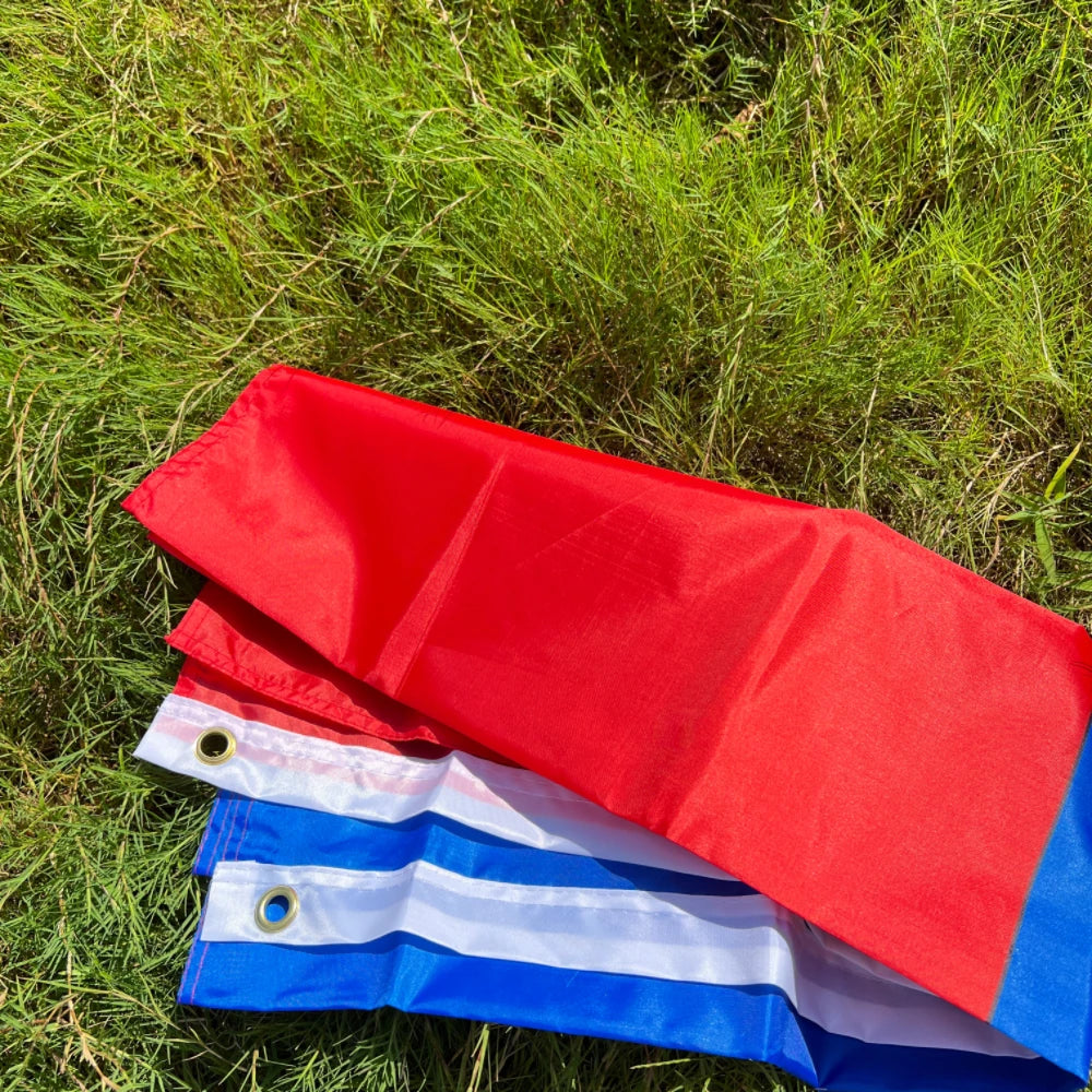 Haiti Flag 90x150cm blue/red 2 Sides Printed National Flag Haiti Sports