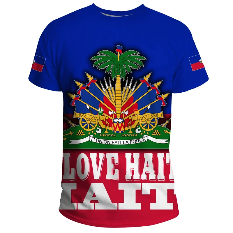 Haiti Flag T-SHIRT For Men
