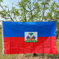 Haiti Flag 90x150cm blue/red 2 Sides Printed National Flag Haiti Sports