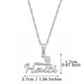 Ayiti Maps Necklace