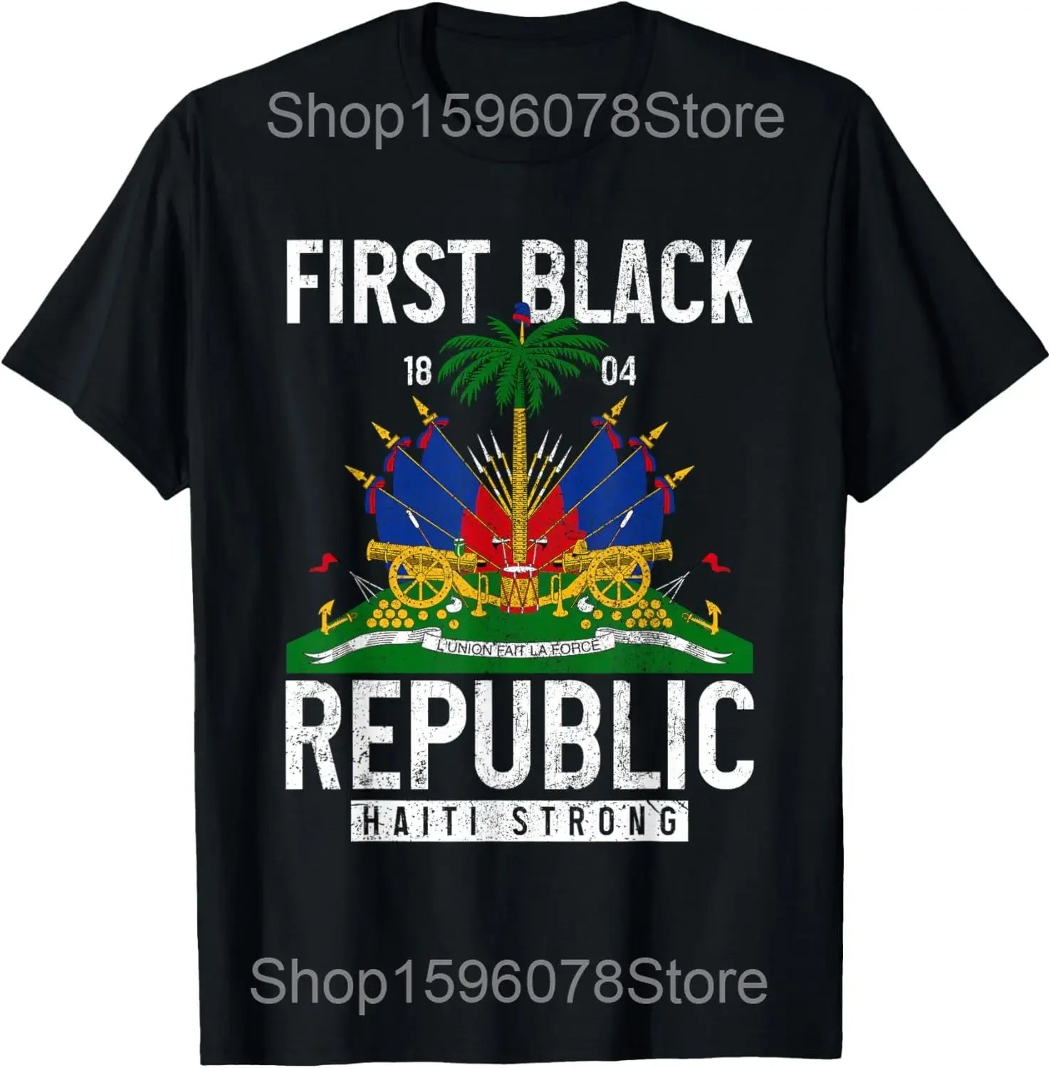 Haitian Flag Pride  T-SHIRT