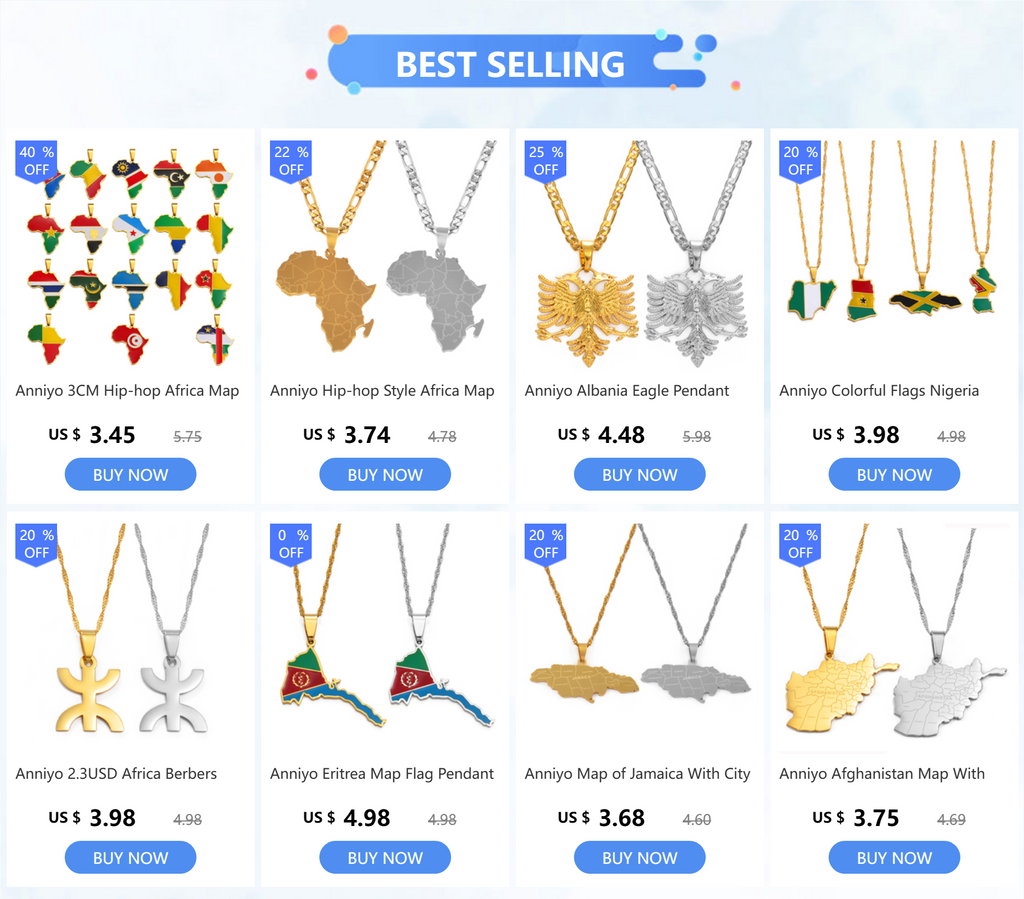 Haiti Map Necklace Pendants