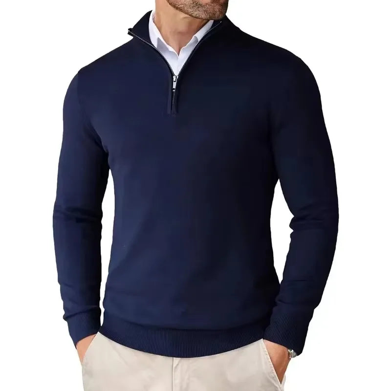 Men's Quarter Zip Up Sweaters