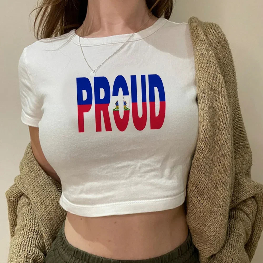 Haiti crop top tshirt
