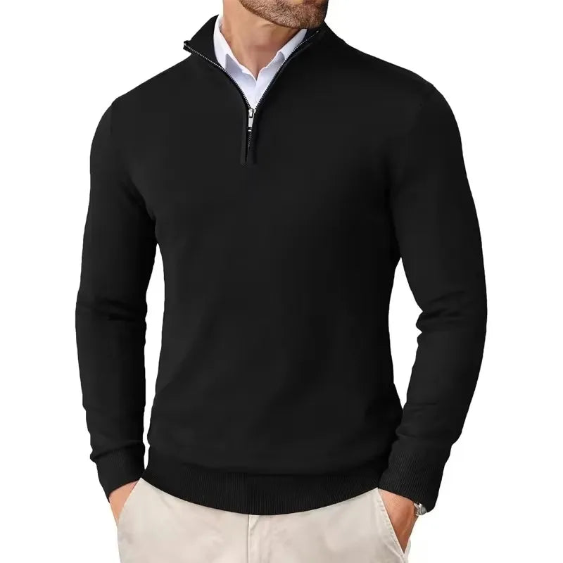 Men's Quarter Zip Up Sweaters