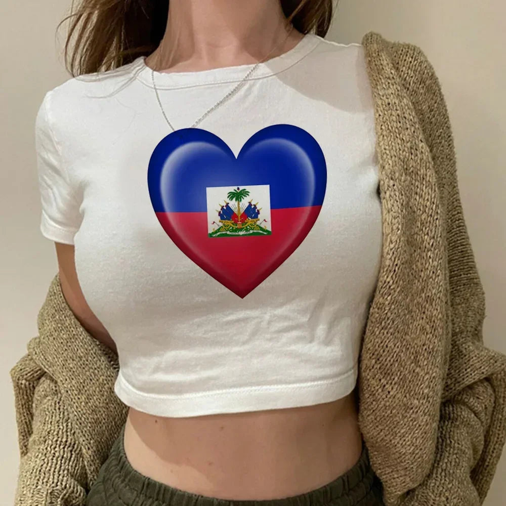 Haiti crop top tshirt