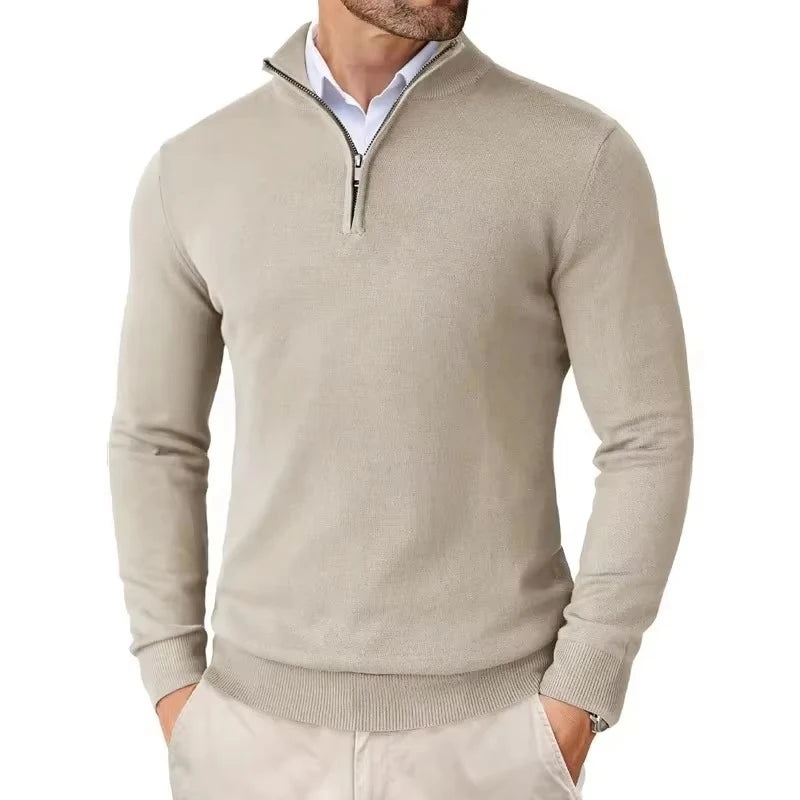 Men's Quarter Zip Up Sweaters