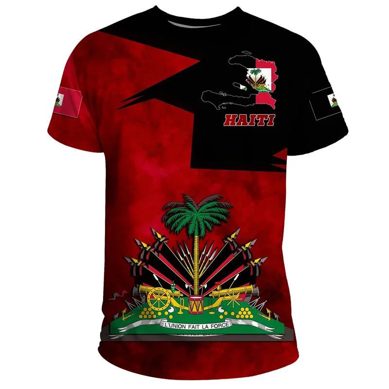 Haiti Flag T-SHIRT For Men