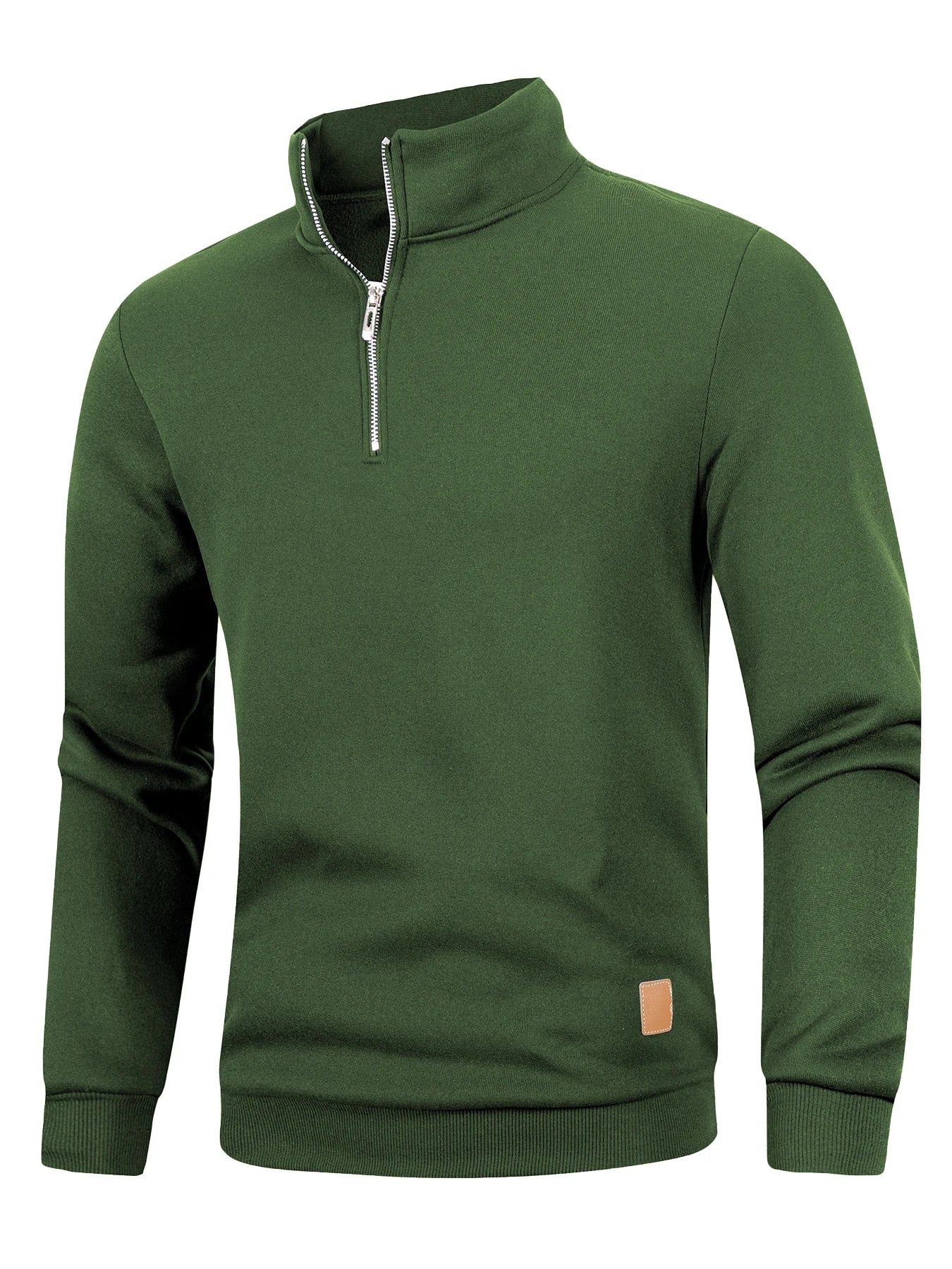 Men's Quarter Zip Up Long SleeveSlim