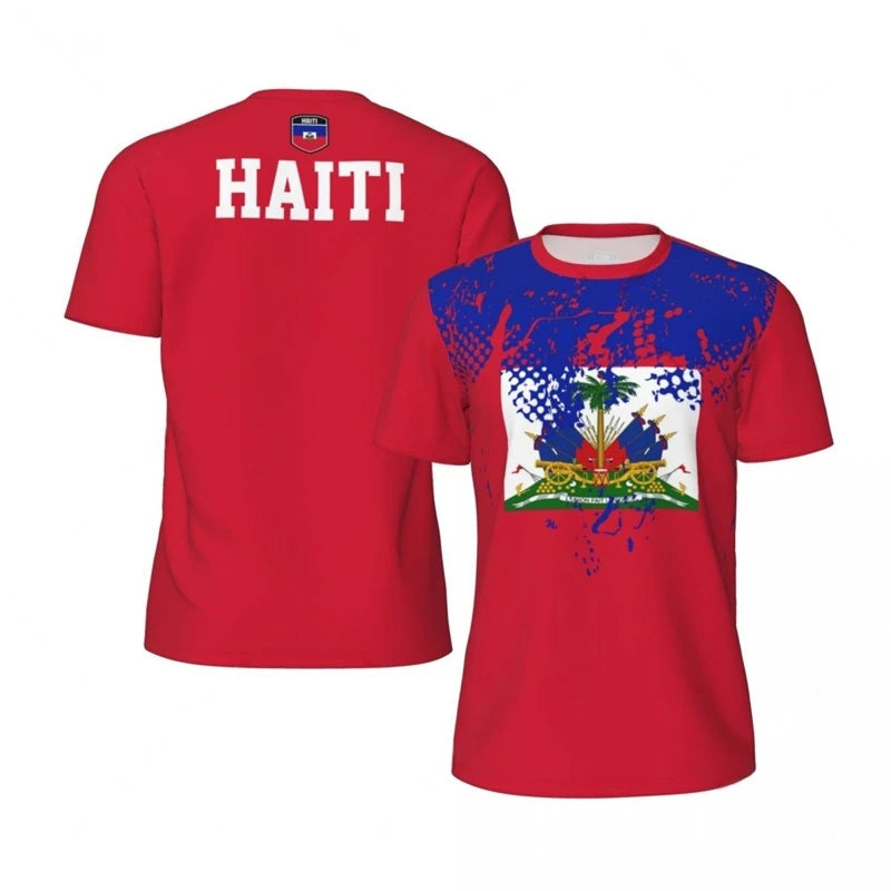 Unisex 3D Printed Haiti Jersey